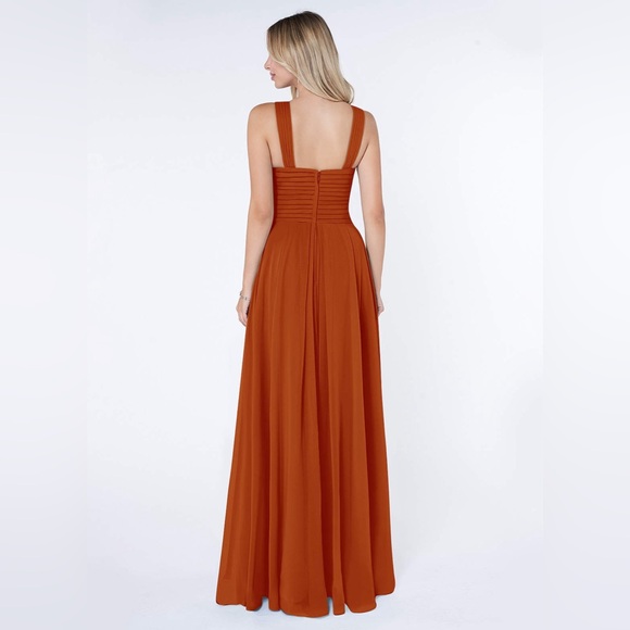 Never worn Azazie Maive Paprika Bridesmaid Dress. Good for wedding/formal event! - Picture 4 of 6